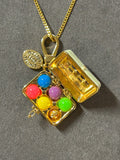 Juicy Couture Egg Carton Locket Necklace (60–66cm)