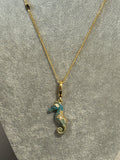 Juicy Couture Seahorse Necklace Length 60–66 cm Y2K Charm Pendant