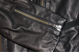 DIESEL BLACK GOLD LORDBAIRON Men’s Black Leather Jacket Size 48 M