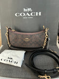 Coach Teri Shoulder Bag In Signature Canvas