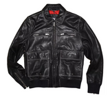 DIESEL L-BOOM LEATHER JACKET SIZE L