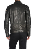 DIESEL L-RANSEUR LEATHER JACKET SIZE L