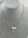 Bill skinner cat necklace