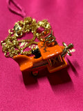 Juicy Couture Orange Aeroplane Necklace 60–66cm