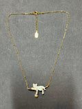 Bill skinner cat necklace