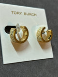 Tory burch hoop earrings