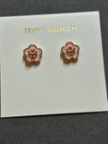 Tory Burch flower logo stud earrings