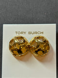 Tory Burch logo earrings
