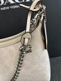 Coach Juliet 25 white signature bag