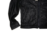 Diesel Laleta Men’s Black Leather Biker Jacket – Size L