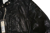Diesel LEYS Men’s Genuine Leather Biker Jacket Size XL – 100% Authentic