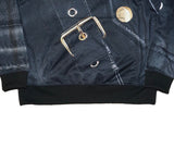 Moschino Men’s Graphic Hoodie ZT1711 – Black Printed Hooded Sweatshirt Size M / IT 48