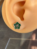 Tory Burch flower logo stud earrings