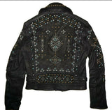 DIESEL BLACK GOLD Landito leather jacket size IT48 M