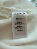 Sandro white dress size 2