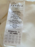 Sandro white dress