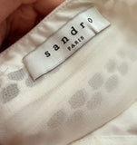 Sandro white dress size 2