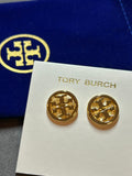 Pre-loved Tory Burch logo earrings