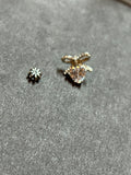 Juicy couture stud earrings