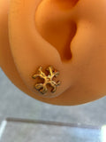 Tory Burch logo stud earrings