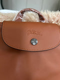 RRP £549 Longchamp Le Pliage XTRA leather backpack