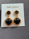 Tory Burch logo earrings