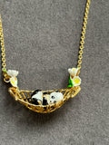 Bill skinner panda necklace