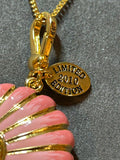 Juicy Couture Pink Shell Long Necklace (60–66cm) – Limited Edition