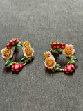 Bill skinner flower earrings