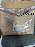 Coach laurel pink heart shoulder/hand bag