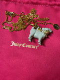 Juicy Couture Pug Charm Long Necklace 60–66cm