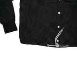 Diesel J-Akito Men’s Black Logo Coach Jacket – Relaxed Fit Size XL