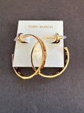 Tory Burch hoop earrings