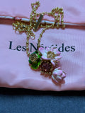 Les nereides lotus necklace