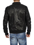 Diesel LEYS Men’s Genuine Leather Biker Jacket Size XL – 100% Authentic