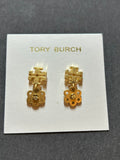 Pre-loved Tory Burch logo earrings