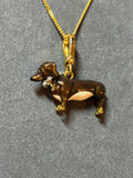 Juicy Couture Dachshund Necklace Y2K Charm