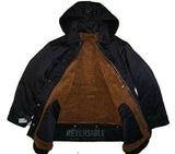 DIESEL W-PELSTIC JACKET REVERSIBLE SIZE L OVERSIZED 100% AUTHENTIC