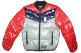 DSQUARED2 Men’s Colour Block Down Puffer Bomber Jacket Size 46 S74AM1278 – Authentic