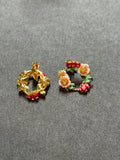 Bill skinner flower earrings