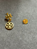 Tory Burch logo earrings