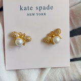 Kate spade pearl bee earrings