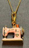 Juicy Couture Pink Sewing Machine Long Necklace (60–65 cm)