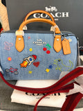 Coach rowan denim bag special edition