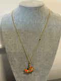 Juicy Couture Orange Aeroplane Necklace 60–66cm
