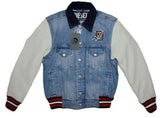 DIESEL D-BRESK JACKET LEATHER SLEEVES SIZE S 100% AUTHENTIC