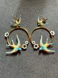 Bill skinner hoop earrings