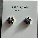 Kate spade blue flower earrings