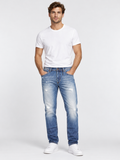 DIESEL BUSTER R95T8 Jeans Men’s Slim Tapered Blue Denim Stretch