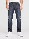 DIESEL DEEPZIP 084VP Jeans W38 L32 Men’s Slim Carrot Fit Blue Denim Zip Detail